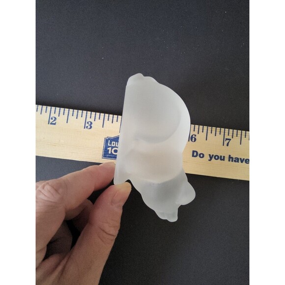 VTG NIB Princeton Gallery Crystal Small Pig Figurine Treasury Of Pigs Farmcore - Picture 14 of 14